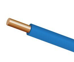 ПВ-1 (ПуВ) 4 голубой провод