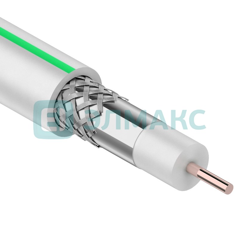 Кабель SAT 703 B, CCS/Al/Al (75 %) 75 Ом (бухта 100 м) белый PROconnect