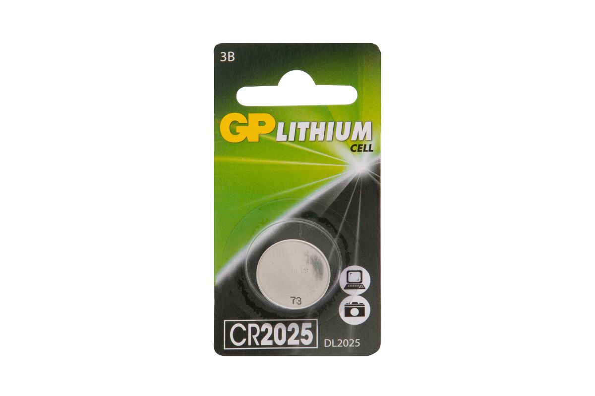 Батарейка литиевая GP CR2025 дисковая 3В бл/1 (GPCR2025-7CR1)