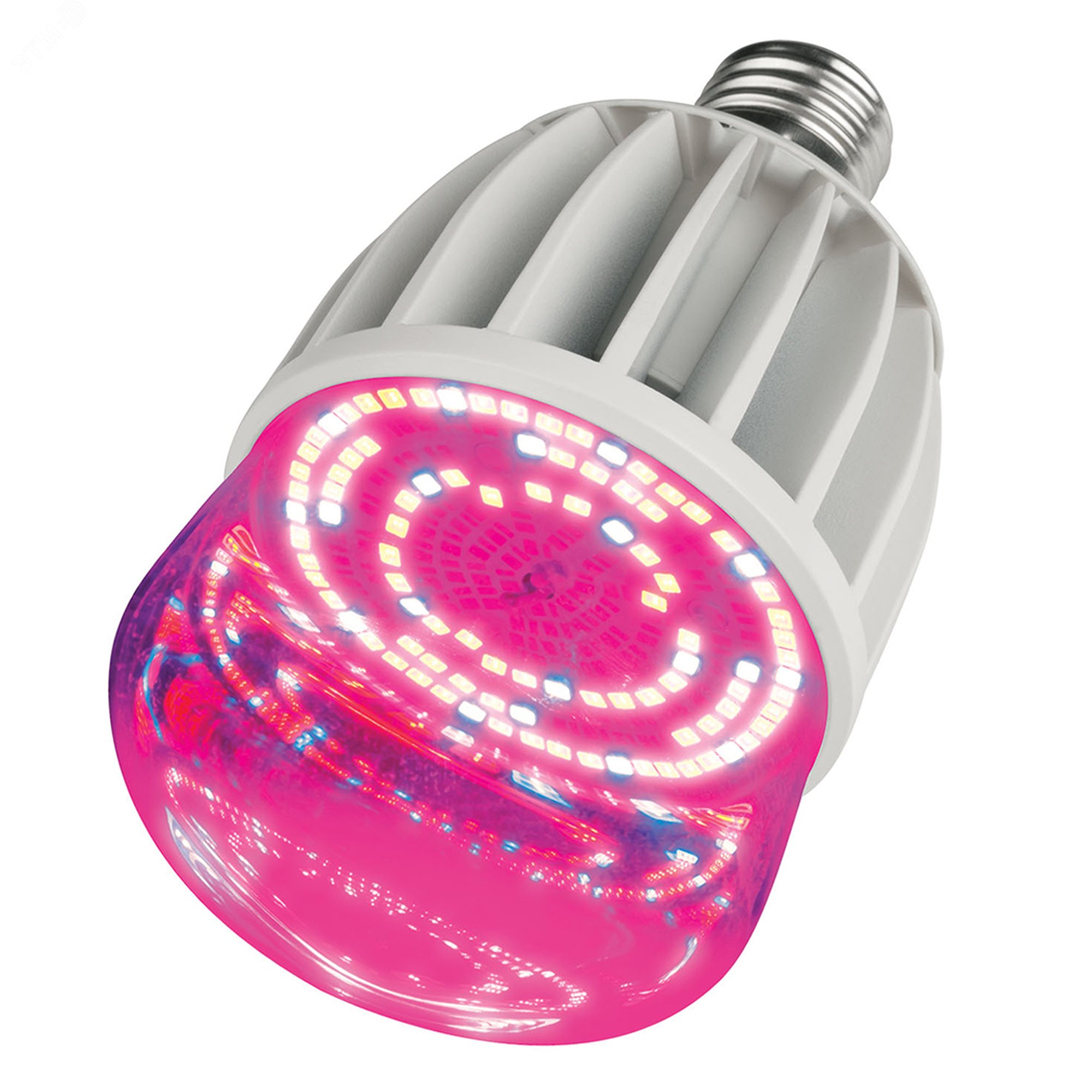 Лампа светодиодная для растений LED-M80-20W/SP/E27/CL ALS55WH, IP54. Форма "M", прозрачная колба.