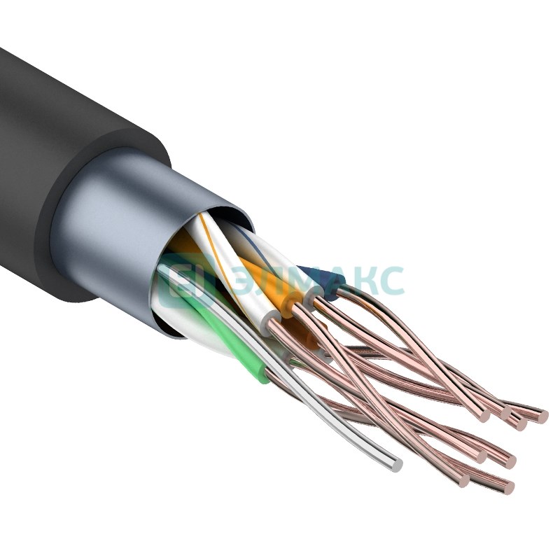 Кабель FTP  4PR  24AWG  CAT5e  305м  OUTDOOR  REXANT