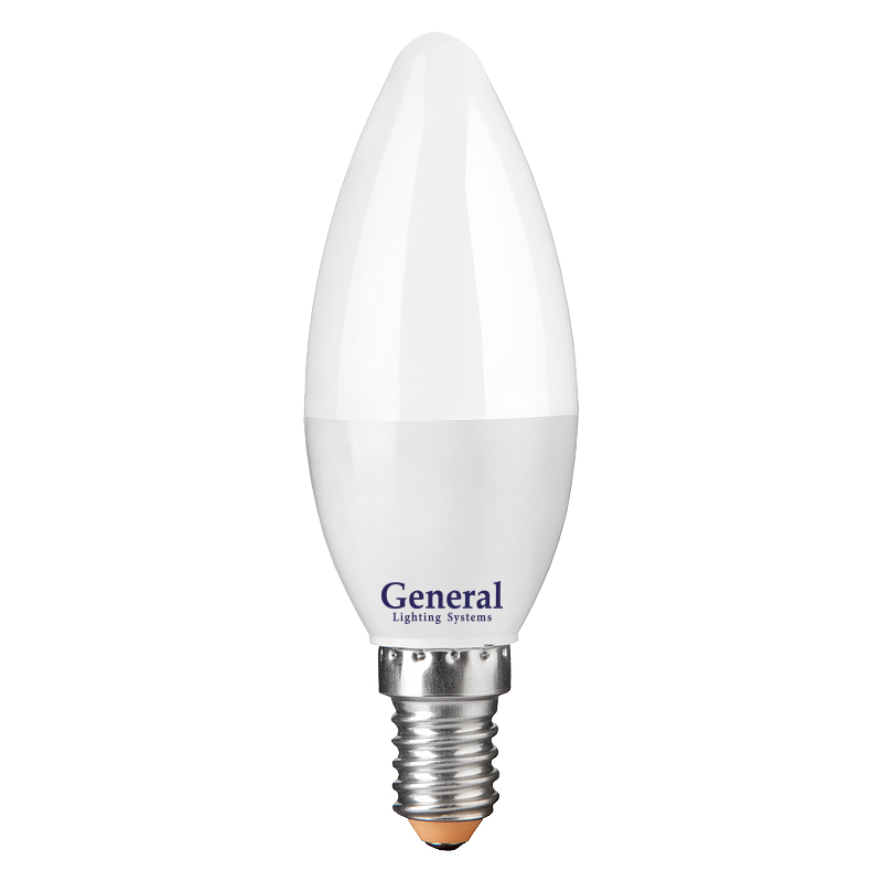 Лампа светодиодная General GLDEN-CF-7-230-E14-4500 1/10/100