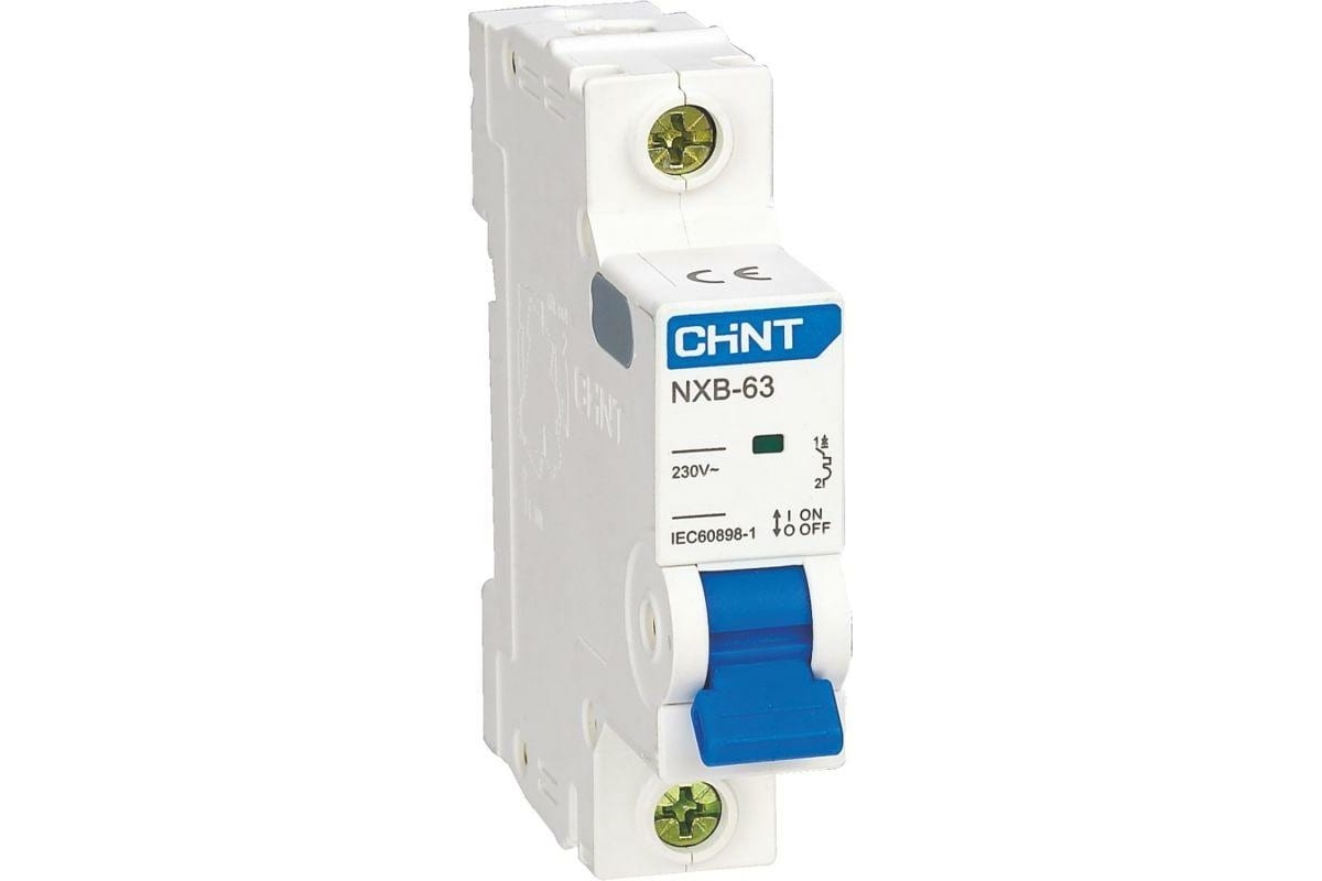 Выключатель автоматический 1п C 16А 4.5кА NXB-63S (R) CHINT