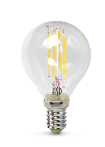 Лампа светодиодная LED-ШАР-PREMIUM 5Вт 160-260В Е14 4000К 450Лм прозрачная ASD