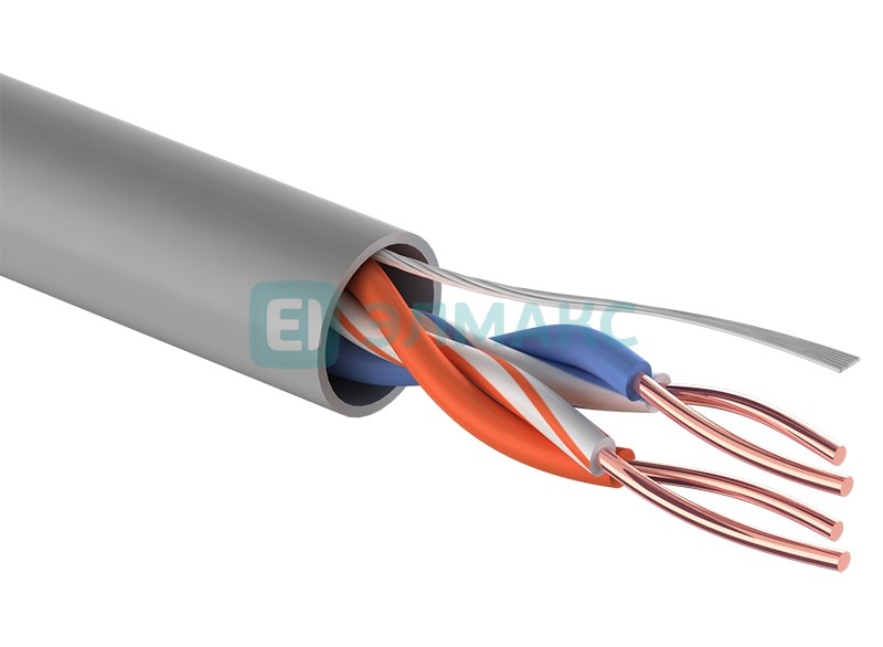 Кабель UTP 2PR 24AWG CAT5e 305м CCA PROCONNECT