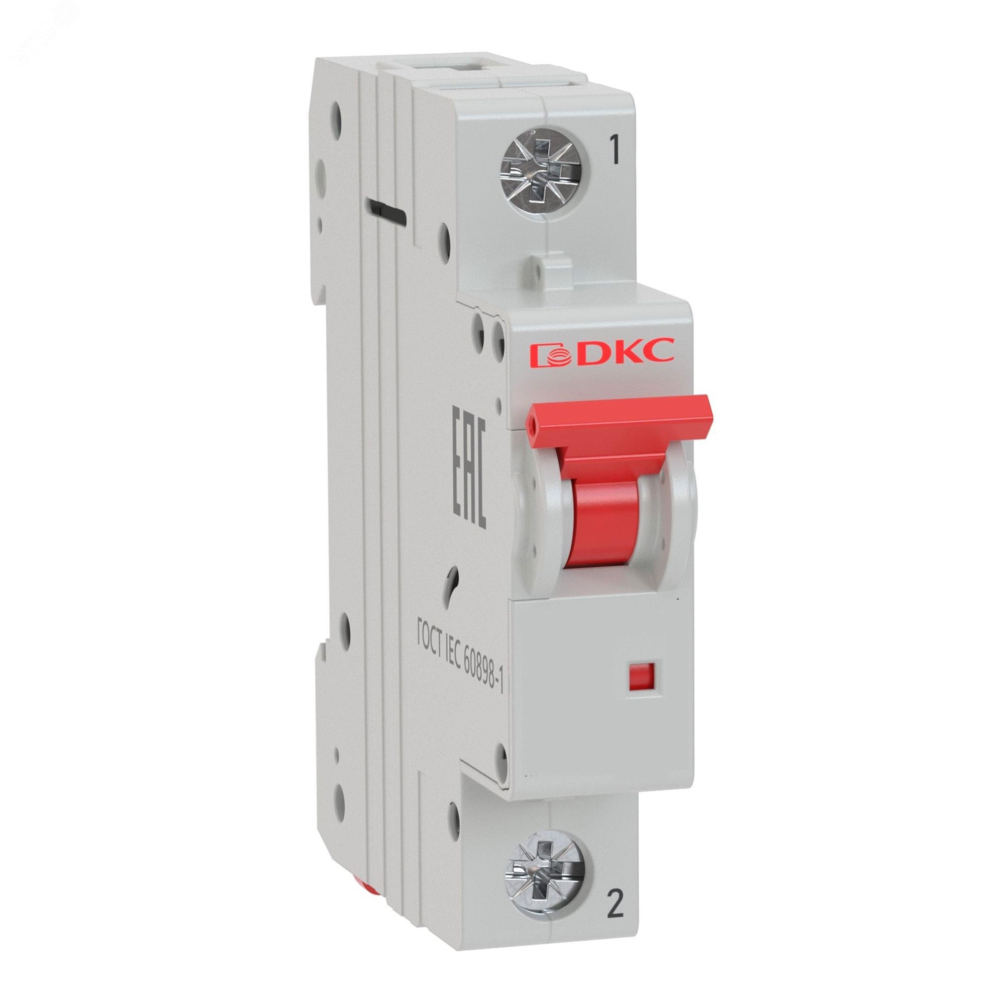 Авт. выкл. модульный YON MD63 1P 25А C 6kA