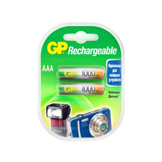 Аккум. GP R03 (AAA) Ni-MH 1000mAh бл/2