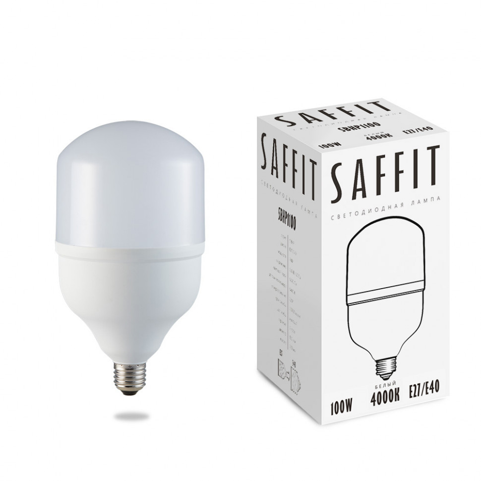 Лампа светодиодная, 100W 230V E27-E40 4000K T160, SBHP1100