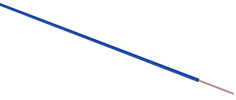 Провод ПГВА 1 х 1. 50мм², 100м, СИНИЙ REXANT