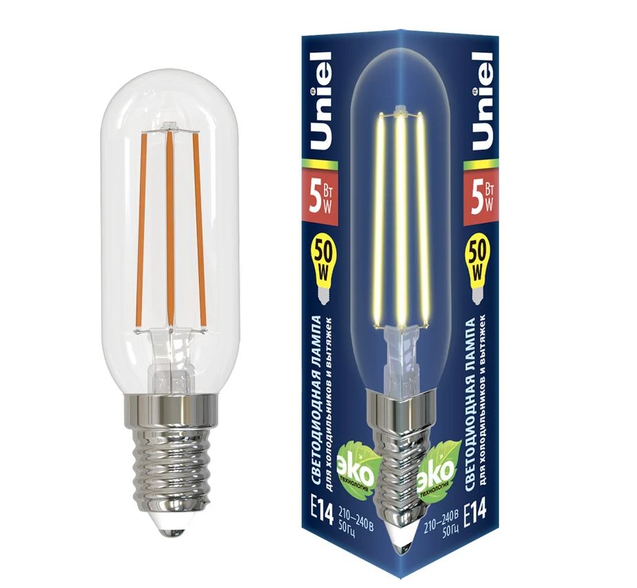 LED-Y25-5W/3000K/E14/CL GLZ04TR Лампа светодиодная для холодильников и вытяжки, прозрачная (3000K)