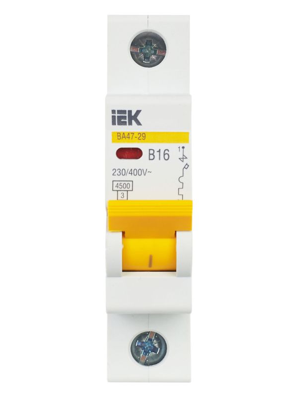 Авт. выкл.ВА47-29 1Р 16А 4,5кА х-ка B ИЭК