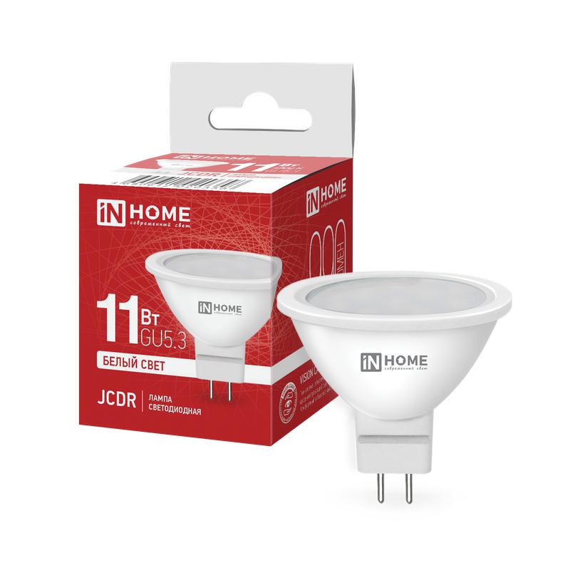 Лампа светодиодная LED-JCDR-VC 11Вт 230В GU5.3 4000К 820Лм IN HOME