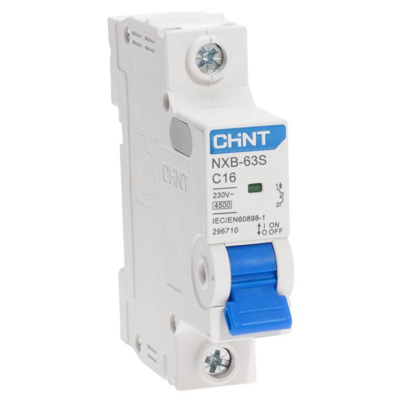 Выключатель автоматический 1п C 16А 4.5кА NXB-63S (R) CHINT