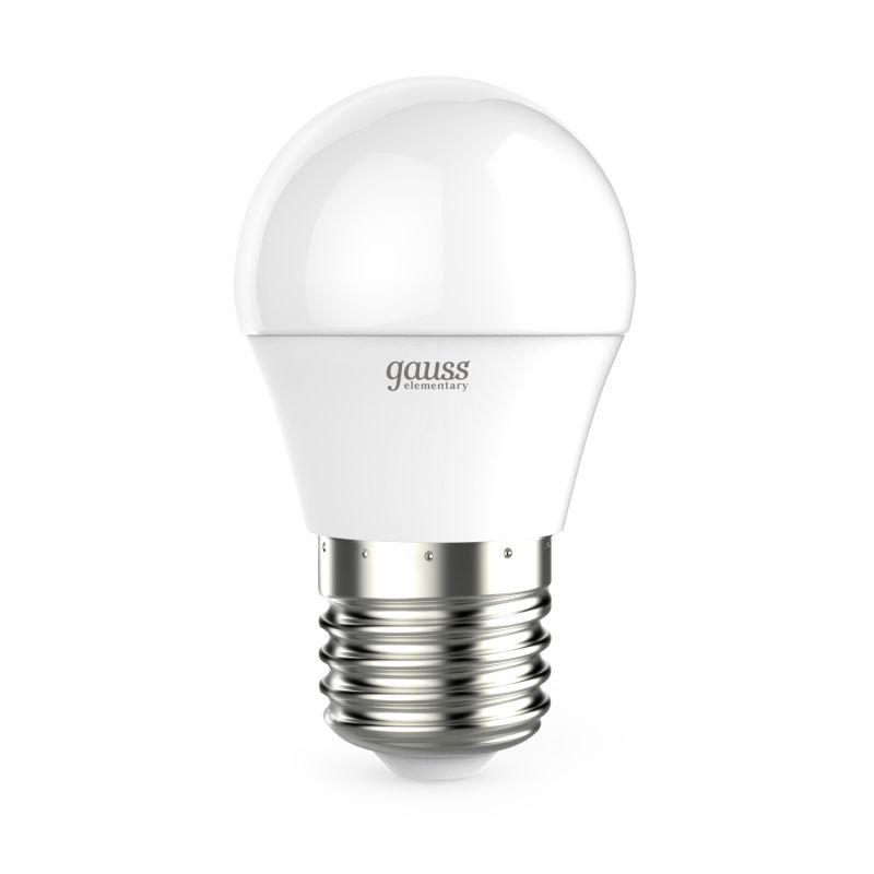 Лампа Gauss LED Elementary Globe 8W E27 2700K 1/10/50