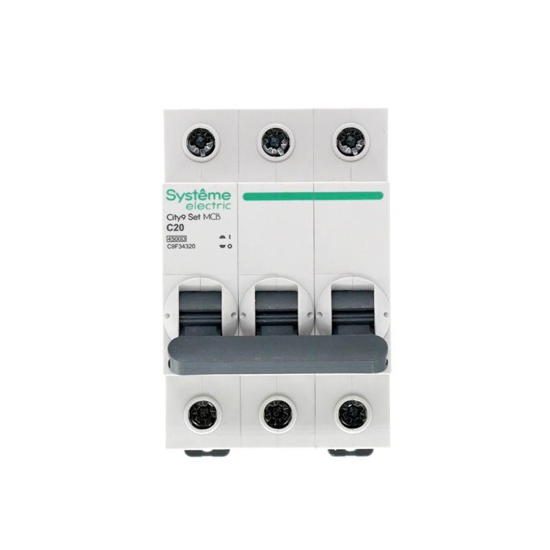 City9 Set Автоматический выключатель (АВ) С 20А 3P 4.5kA 400В