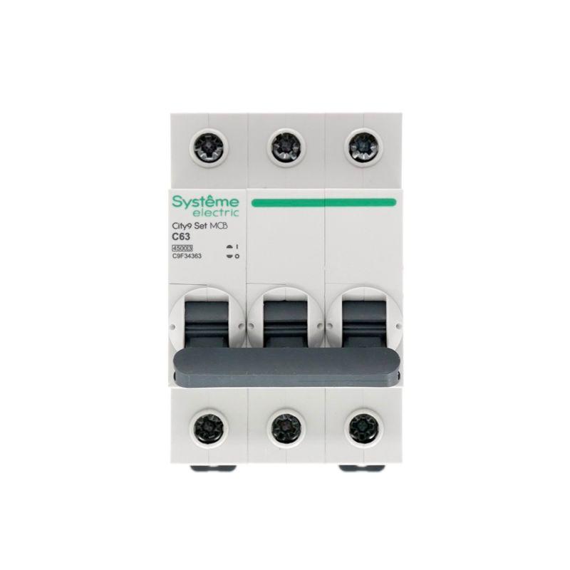 City9 Set Автоматический выключатель (АВ) С 63А 3P 4.5kA 400В
