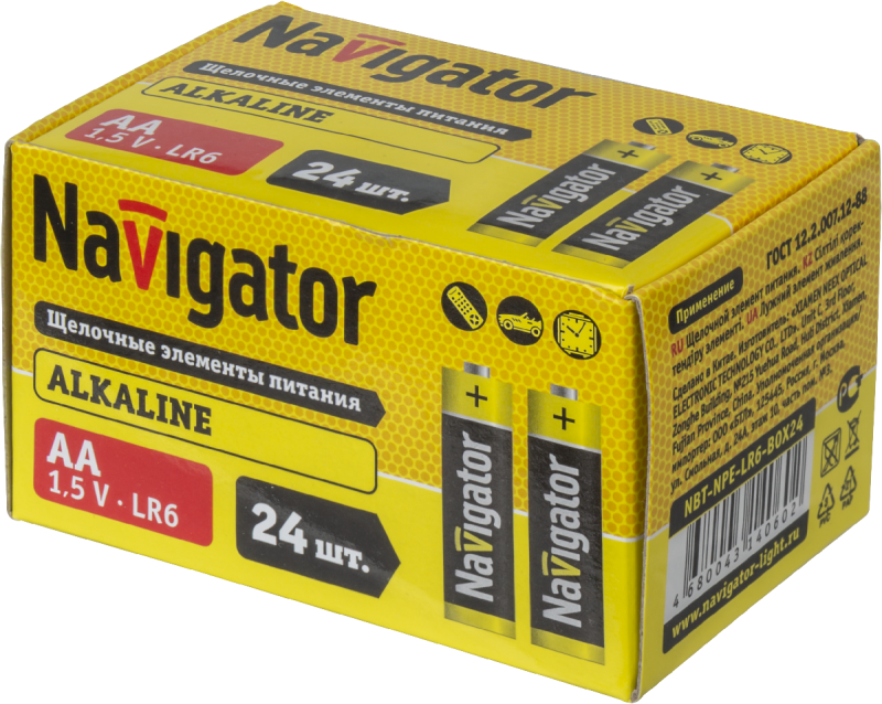 Батарейка NBT-NPE-LR6-BOX24 Navigator Group