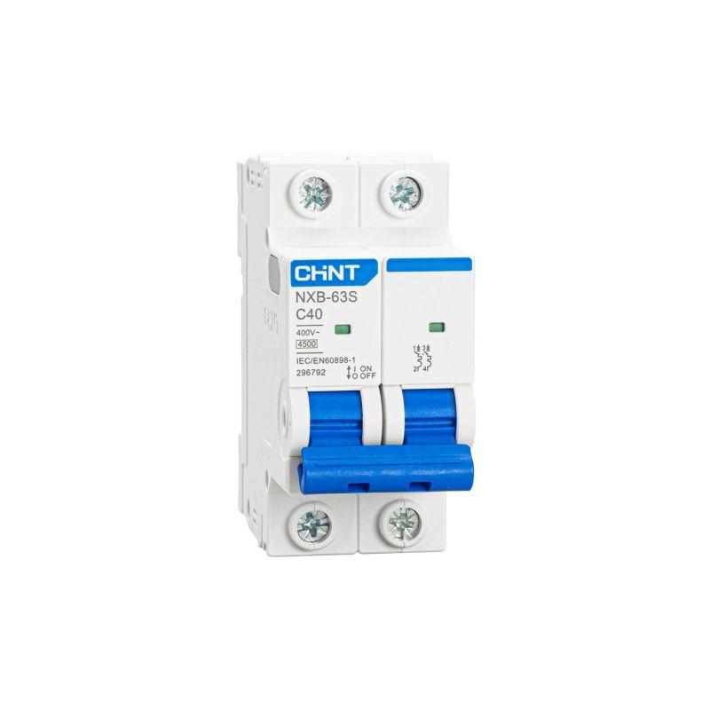 Выключатель автоматический 2п C 40А 4.5кА NXB-63S (R) CHINT