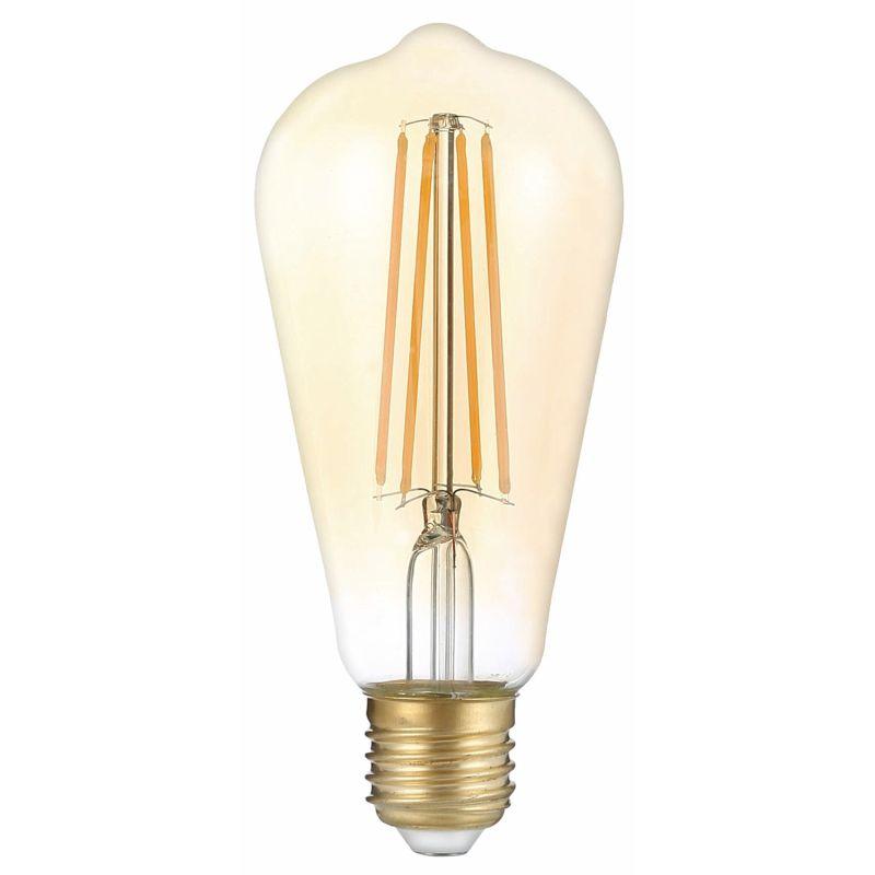 Лампа Gauss LED Filament ST64 E27 8W Golden 740lm 2400К 1/10/40