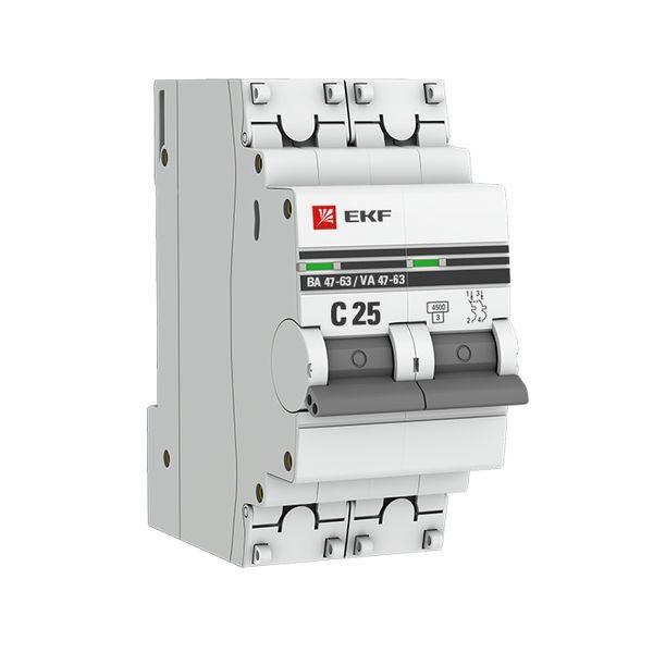 ВА 47-63, 2P 25А (C) EKF PROxima