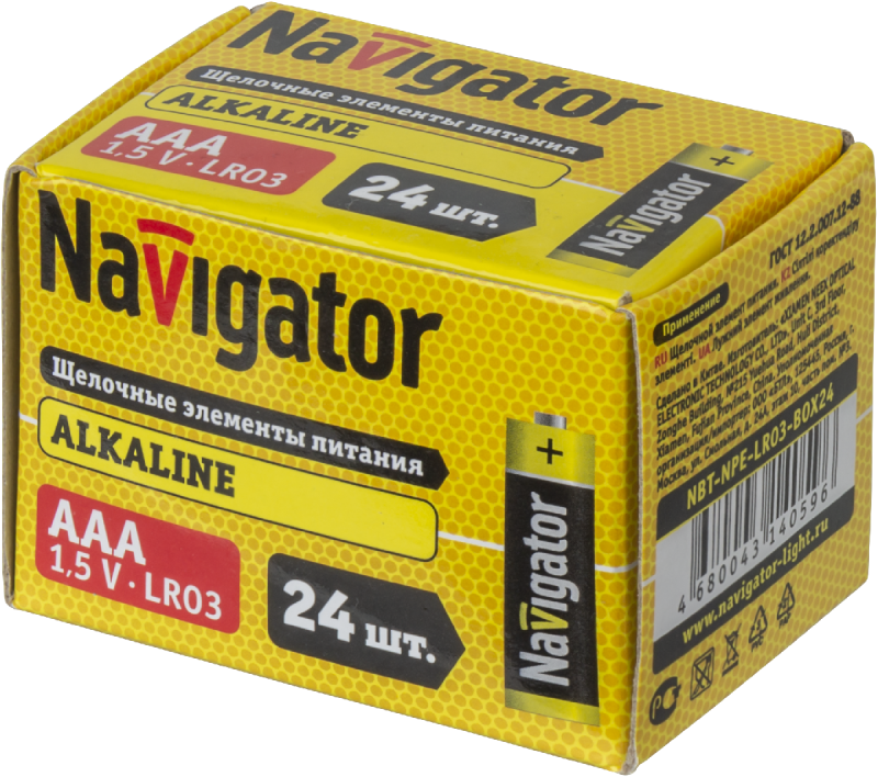 Батарейка NBT-NPE-LR03-BOX24 Navigator Group