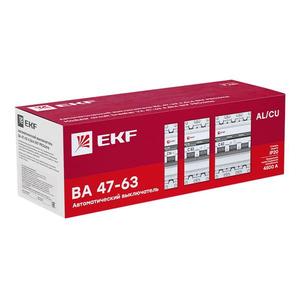 ВА 47-63, 3P 63А (C) EKF PROxima