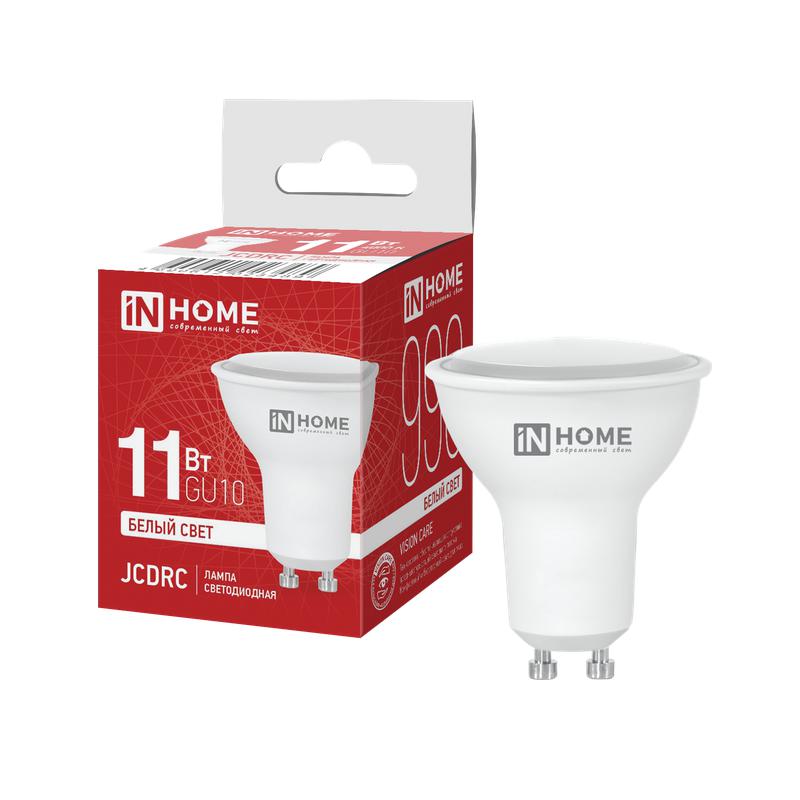 Лампа светодиодная LED-JCDRC-VC 11Вт 230В GU10 4000К 820Лм IN HOME