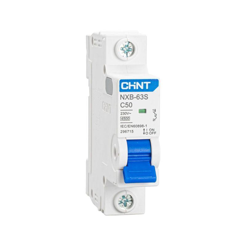 Выключатель автоматический 1п C 50А 4.5кА NXB-63S (R) CHINT