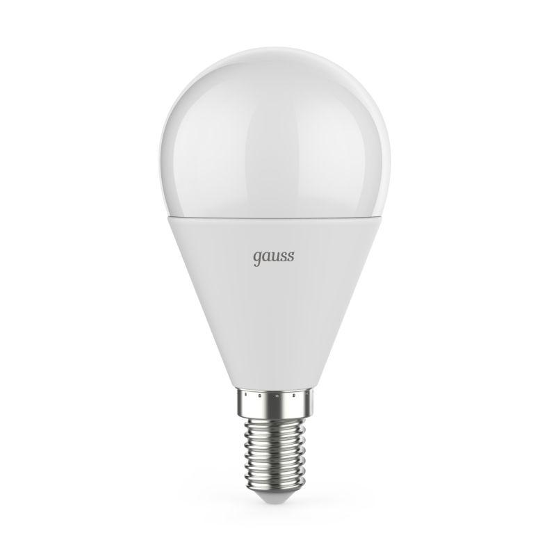 Лампа Gauss LED Globe-dim E14 7W 4100К диммируемая 1/10/100