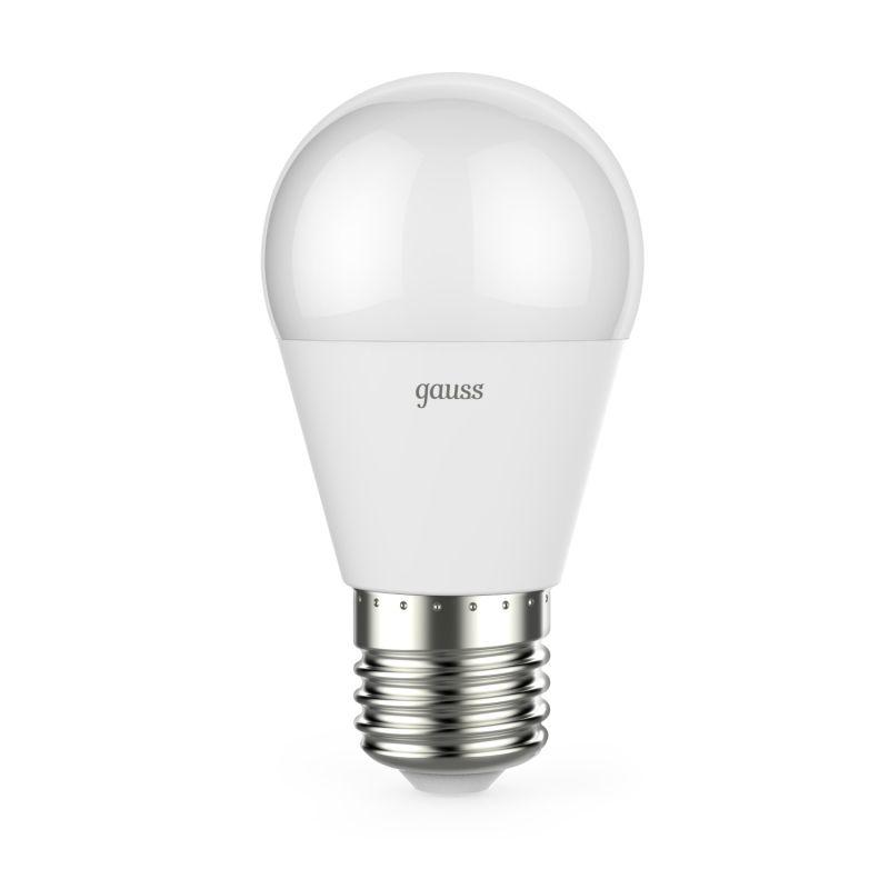 Лампа Gauss LED Globe-dim E27 7W 4100К диммируемая 1/10/100